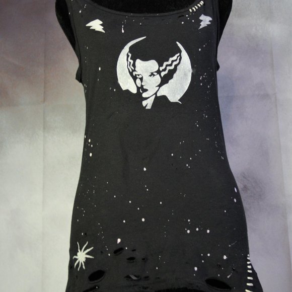 Bride of Frankenstein Handmade Distressed Women's - Picture 2 of 4
